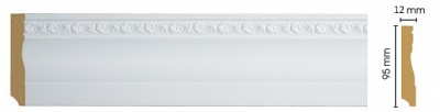 Плинтус напольный DECOMASTER 153-115 ДМ (95*12*2400 мм)