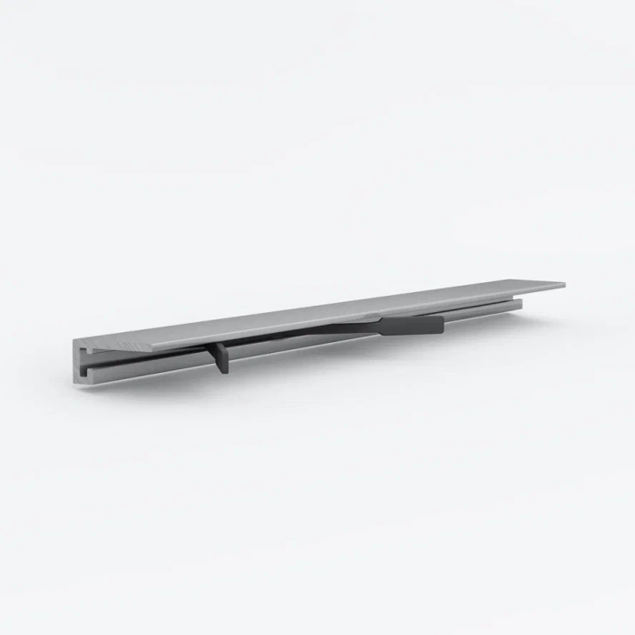 Микроплинтус Laconistiq MICRO 19 ARM Серебряный анодированный (2450х19х5,5мм)