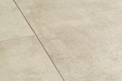 Плитка ПВХ Quick Step Ambient Click Plus Травертин крем AMCP40046