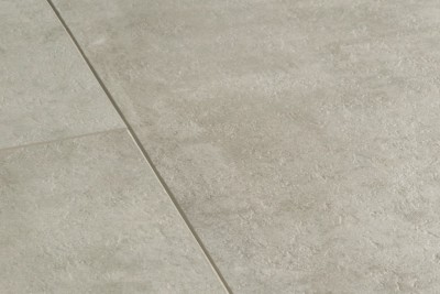 Плитка ПВХ Quick Step Ambient Click Plus Травертин светло-серый AMCP40047